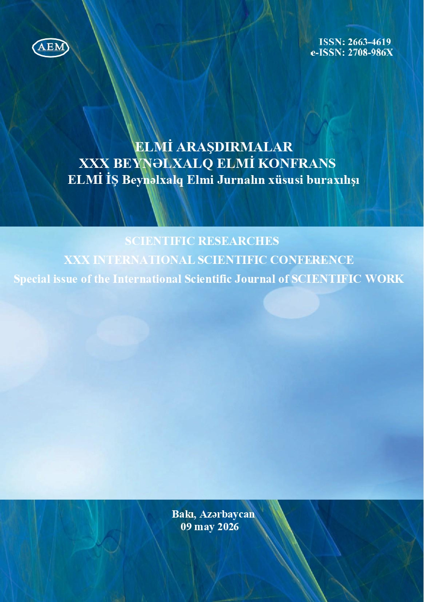 ELMİ ARAŞDIRMALAR — XXX BEYNƏLXALQ ELMİ KONFRANS
